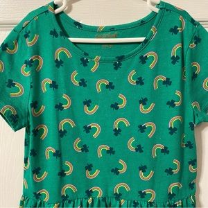 St. Patrick’s Day Cat and Jack Girls Dress Size Large (10/12)